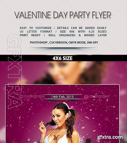 ValentineDay Party Flyer 5238