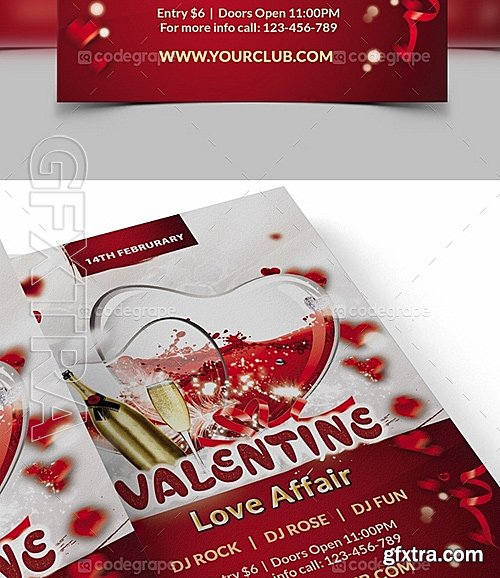 Valentine Day Flyer 5253