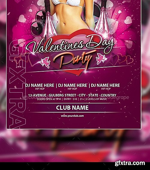 ValentineDay Party Flyer 5238