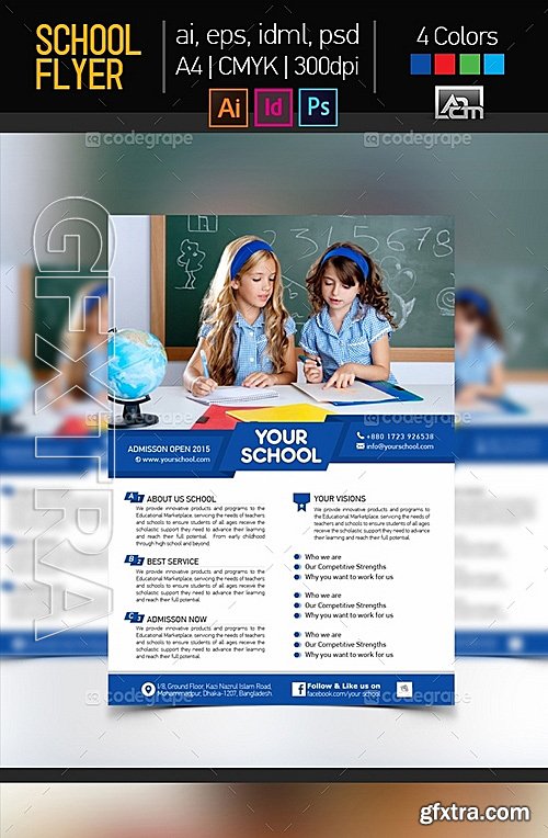 School Education Flyer 5420