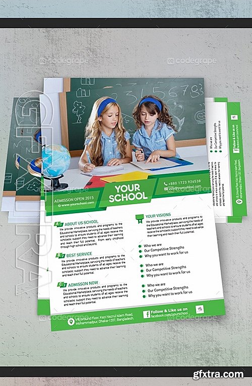 School Education Flyer 5420