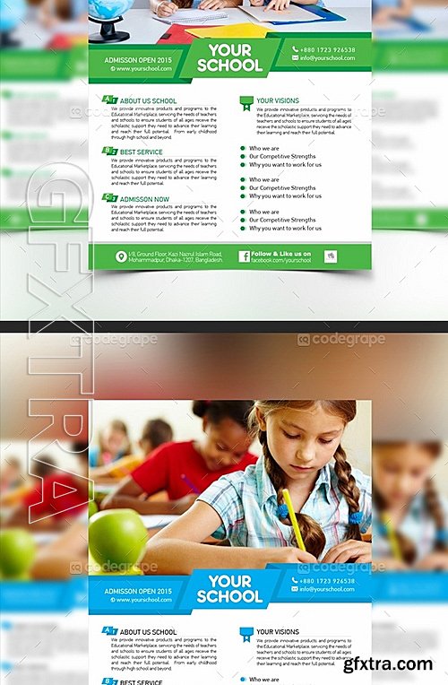 School Education Flyer 5420