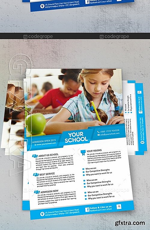 School Education Flyer 5420