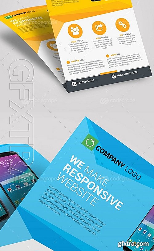 Web Design Flyer Template 6823