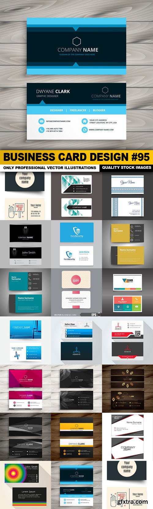 Business Card Design #95 - 20 Vector