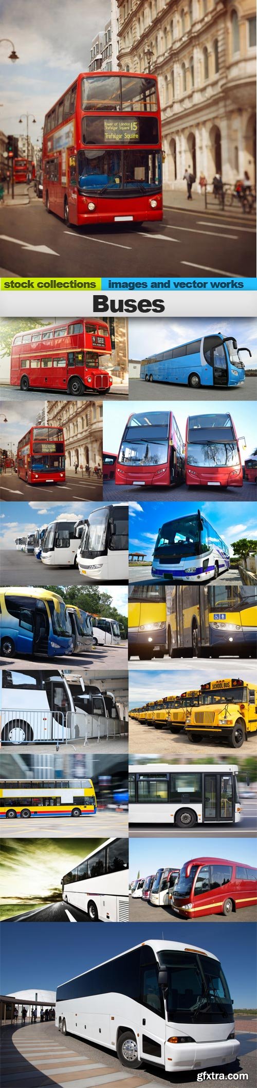 Buses, 15 x UHQ JPEG