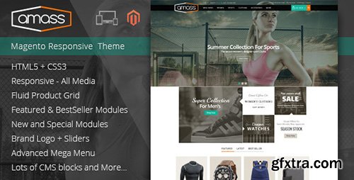 ThemeForest - Amass - Magento Responsive Theme (Update: 5 November 15) - 9062464