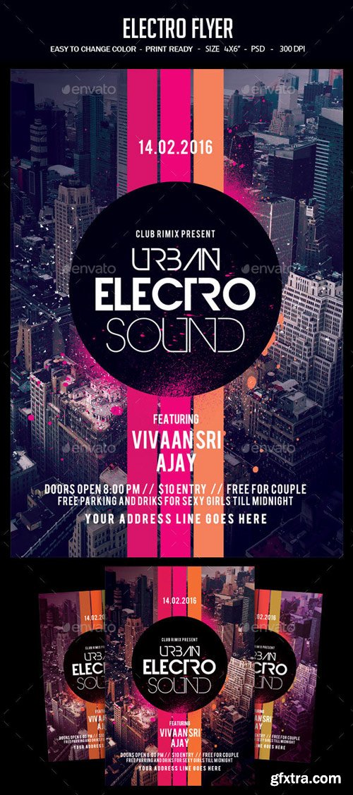 GraphicRiver - Electro Flyer - 16439314