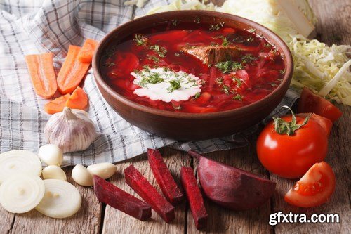 Ukrainian National Food and Cuisine - 25xUHQ JPEG