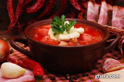 Ukrainian National Food and Cuisine - 25xUHQ JPEG