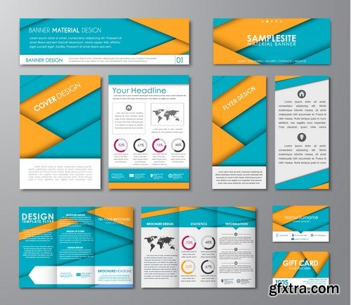 Corporate Identity Templates & Brochures - 15xEPS