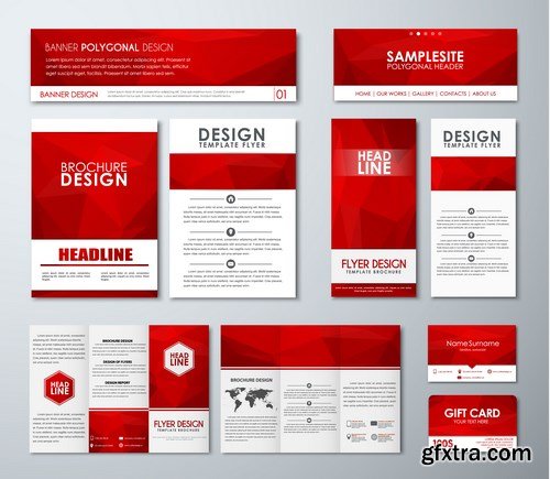 Corporate Identity Templates & Brochures - 15xEPS