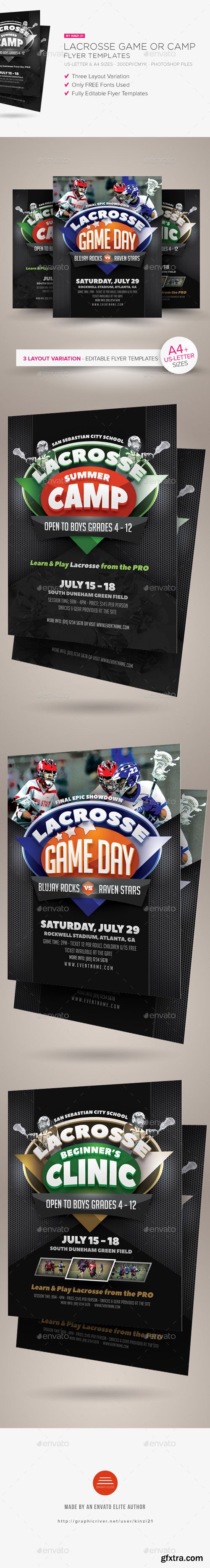 GraphicRiver - Lacrosse Game or Camp Flyer Templates - 16438874