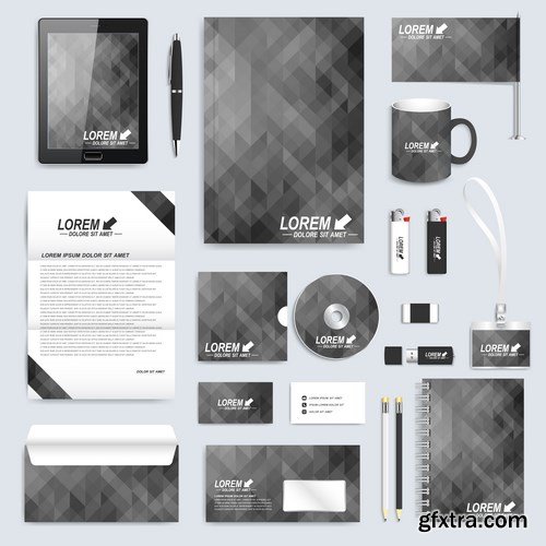 Modern Set of Brochures , Flyer, Booklet, Cover or Annual Report 4 - 18xEPS