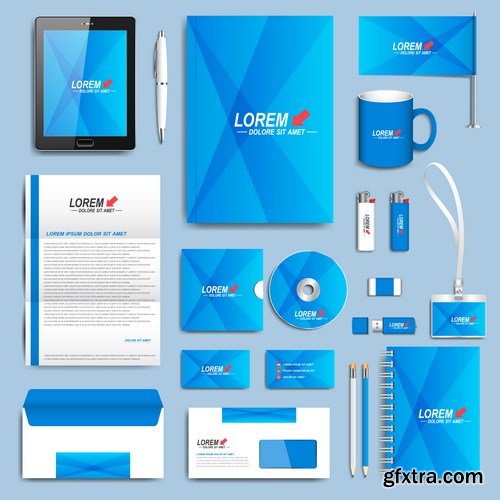 Modern Set of Brochures , Flyer, Booklet, Cover or Annual Report 4 - 18xEPS