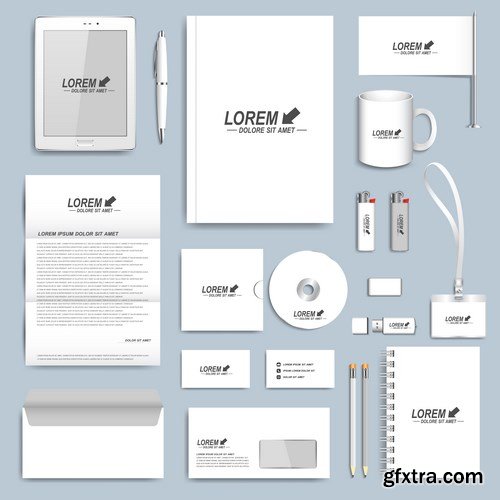 Modern Set of Brochures , Flyer, Booklet, Cover or Annual Report 4 - 18xEPS