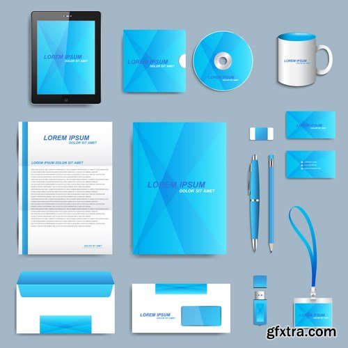 Modern Set of Brochures , Flyer, Booklet, Cover or Annual Report 4 - 18xEPS