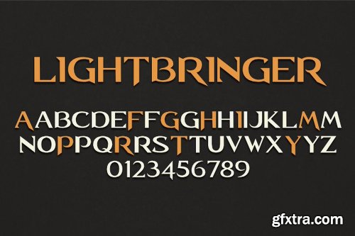 CreativeMarket Lightbringer font 632159