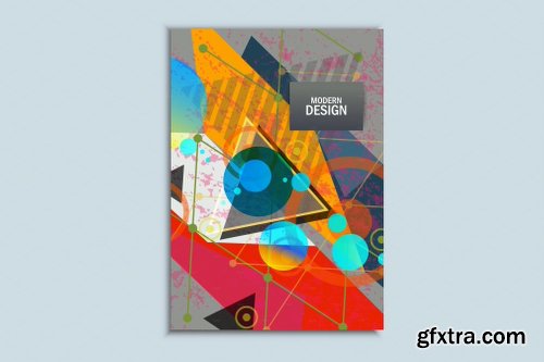 CreativeMarket Abstract geometric image bundle 622403