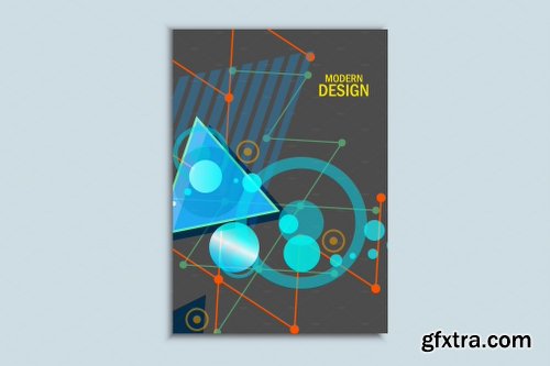 CreativeMarket Abstract geometric image bundle 622403