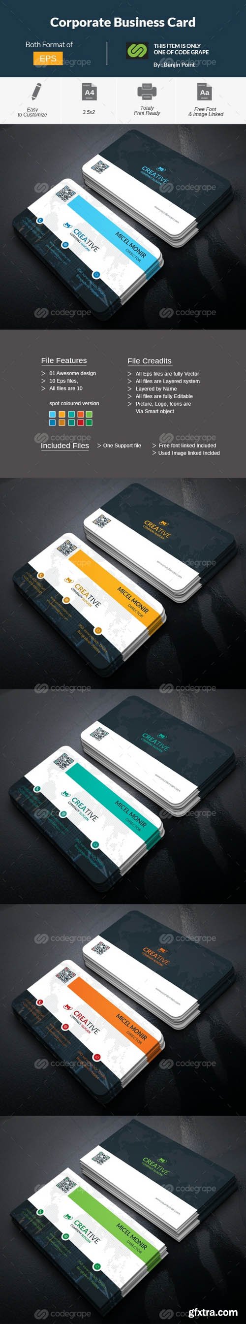 Corporate Business Card 8790