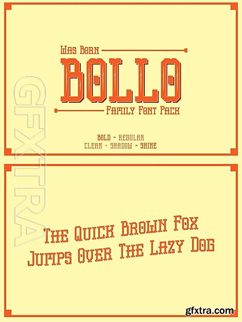 CM - Bollo Typeface 707694