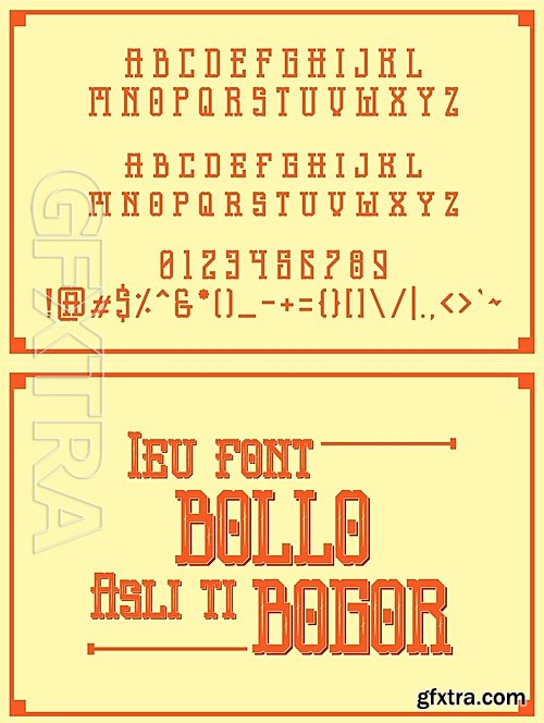 CM - Bollo Typeface 707694