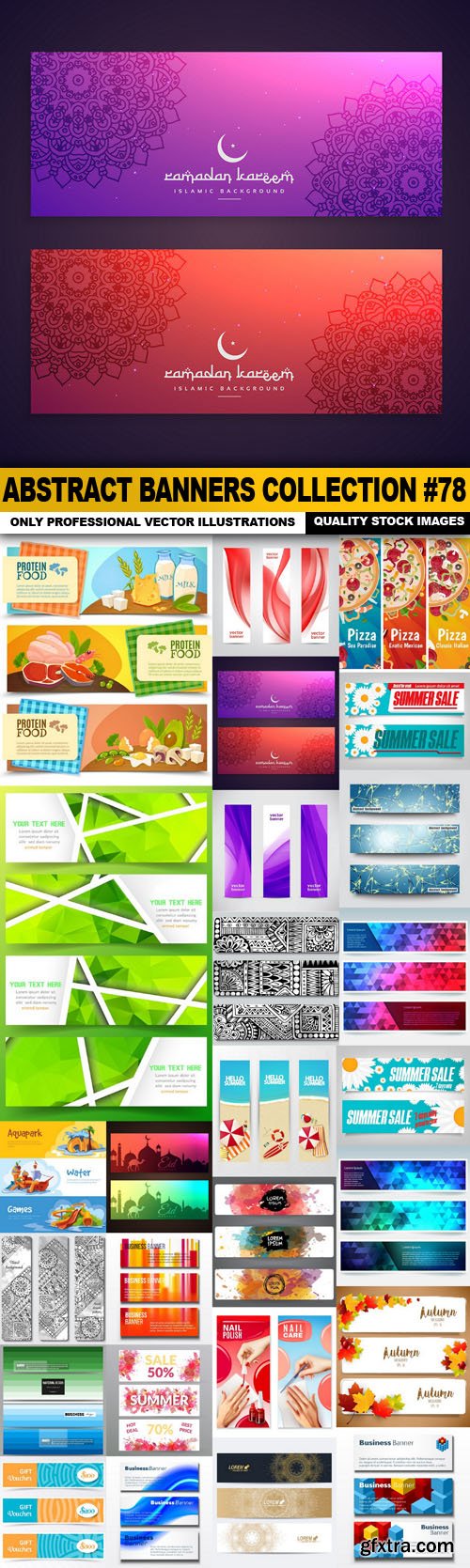 Abstract Banners Collection #78 - 26 Vectors