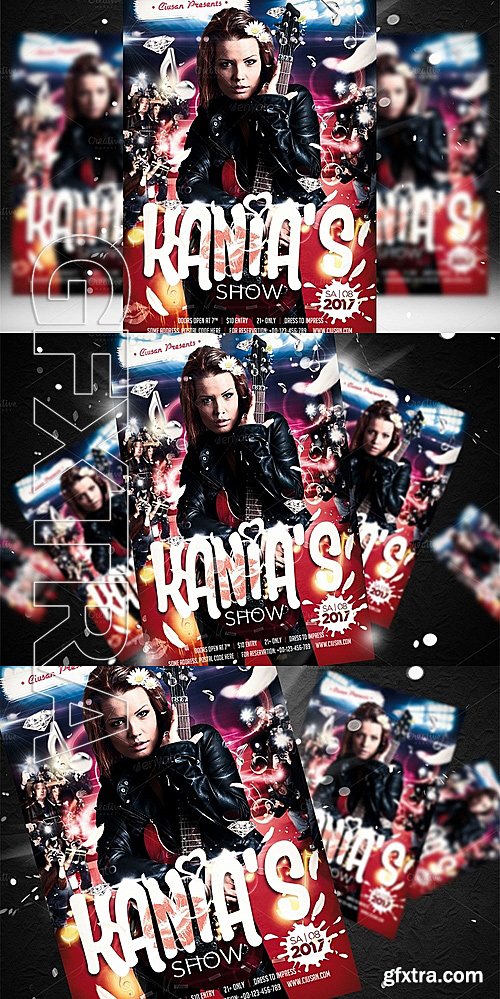 CM - Kania's Show Flyer Template 707692