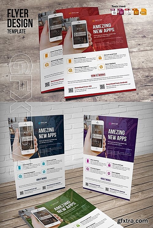 CM - Mobile Apps Promotion Flyer 707679