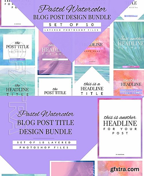 CM - Pastel Blog Template Bundle 707770