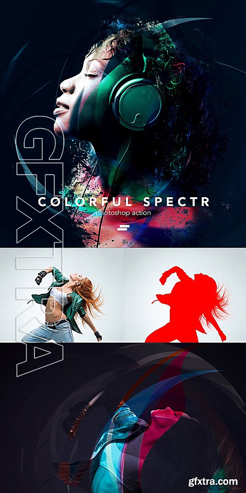 GraphicRiver - Colorful Spectr Photoshop Action 16369411