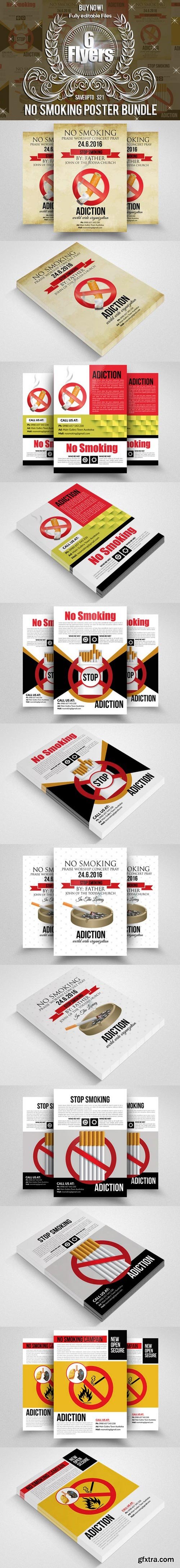 CM - 6 Say No to Smoking Poster Ad Bundle 722412