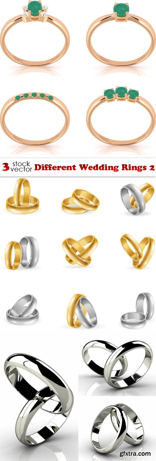 Vectors - Different Wedding Rings 2