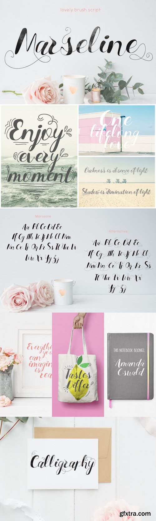 CM - Marseline Script Font 721402