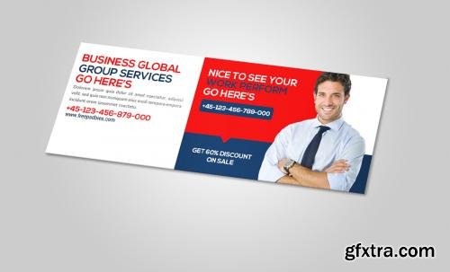 CreativeMarket Smart Cloud Business Timeline Cover 615324