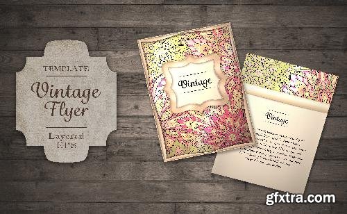 CreativeMarket Vintage flyer 05 660025