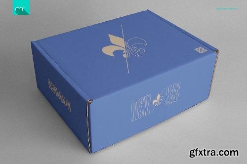 CreativeMarket Mailing Box Mock-up 659545