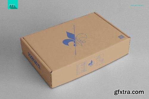 CreativeMarket Mailing Box Mock-up 659545