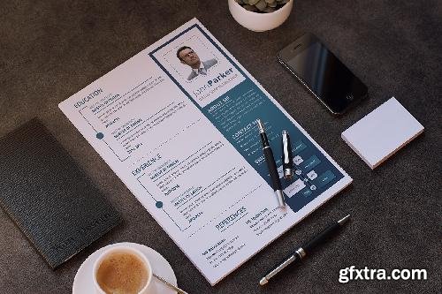 CreativeMarket Resume/CV 659887