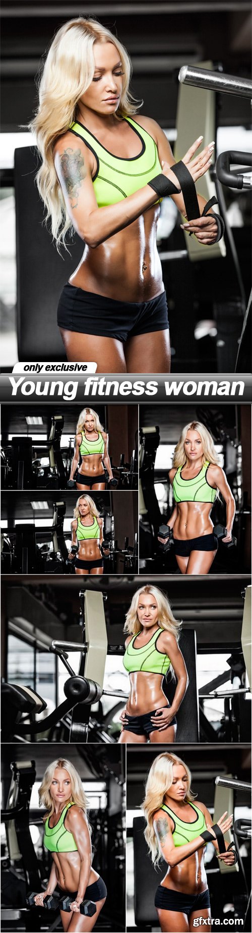 Young fitness woman - 6 UHQ JPEG