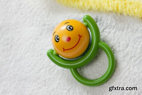 Collection children baby rattle with a children's toy 25 HQ Jpeg