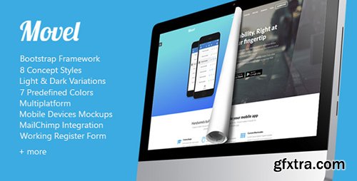 ThemeForest - Movel v1.0 - App Landing Page Template - 15577947