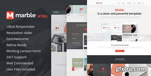 ThemeForest - Marble v1.0.0 - Multipurpose HTML Template - 7748197