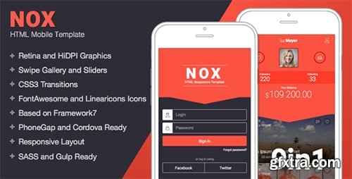 ThemeForest - NOX v1.5 - Mobile Responsive Template - 12678502