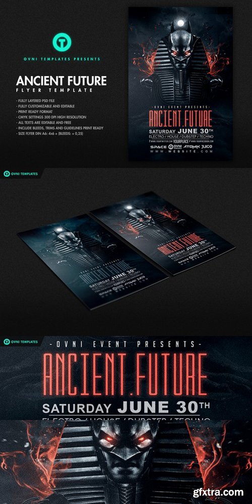 CM - ANCIENT FUTUR Flyer Template 718796