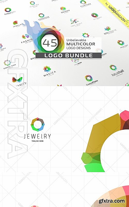 CM - 45 Multicolor Logos Bundle 712092