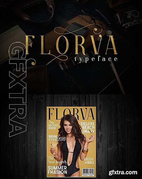 CM - FLORVA Typeface 715749