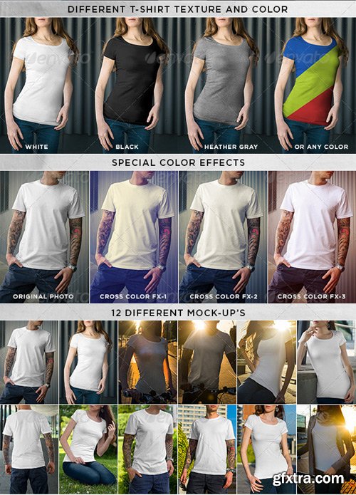 GraphicRiver - T-Shirt Mock-Up / Street Edition - 7842645