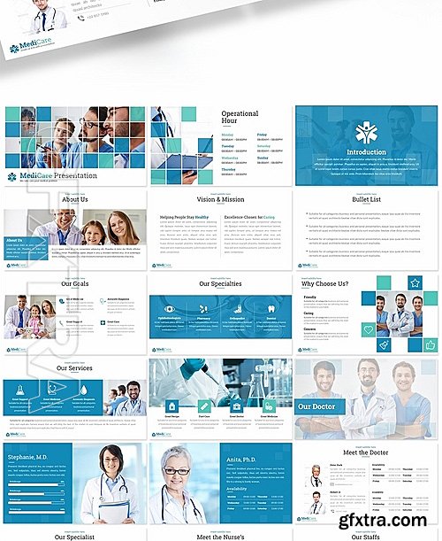 CM - Medicare - Powerpoint Template 715601